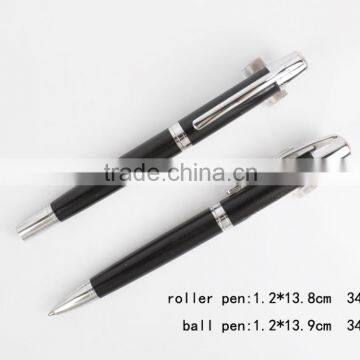 Novel Design Nice ball pen Roller pen Metal pen set with your logo