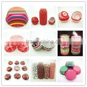 Custom Nice-designed Colorful Cupcake Liners Paper Muffin Cases Baking Cups For Wedding