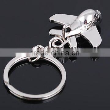 Wholesale 3d Airplane Metak Key Chains Business Gift Metal 3d Airplane Key Rings photo-4