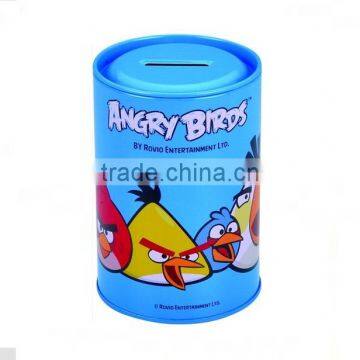 cartoon printing coin tin box