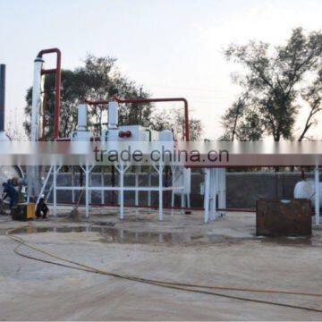 2014 hot sale waste tyre oil refining equipment