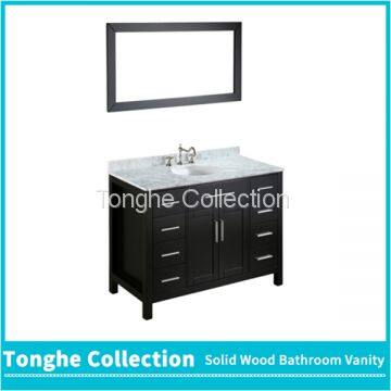 Tonghe Collection Espresso Bathroom Vanity Set Double Sink photo-3