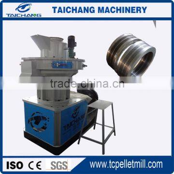 Low Price Ring Die Pellet Mill for Sale Fuel Bamboo Pellet Press Machine from taichang with capacity 1-1.5t/h