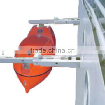 Telescopic type davit device