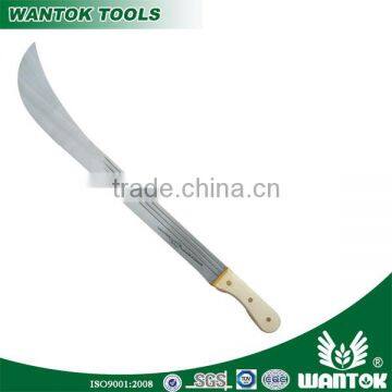 22" Long wood plastic handle sugarcane cutlass machete