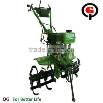 Rotary garden tiller in agricultural machine