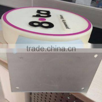 OEM Blow Molding Plastic Ad Lamp Case LED Advertising Display Card Billboard Outdoor photo-4