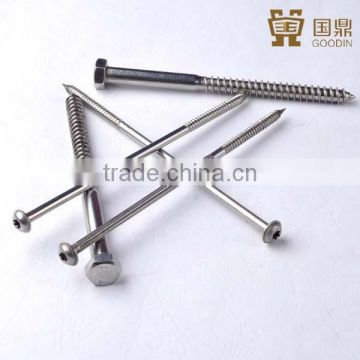 stainless steel hex lag screws A2 A4