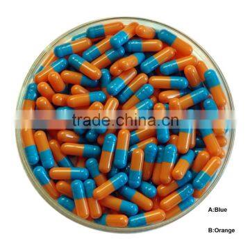 Size 000 00 gelatin hard empty capsules for powder, pill size 3