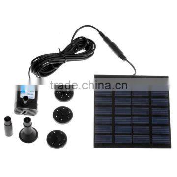 Solar Water Pump Power Panel Kit Fountain Pool Garden Pond Watering