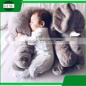 Promotional custom Baby Children Kids body Sleep soft Plush Elephant Pillow Toy