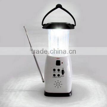 Power Emergency Crank Solar Lantern FM Radio Solar Solar Lantern FM Radio Solar Charger photo-2
