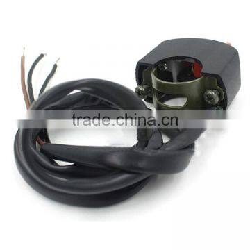 Black & Red 7/8inch Motorcycle Handlebar Accident Hazard Light Switch ON OFF Button photo-3