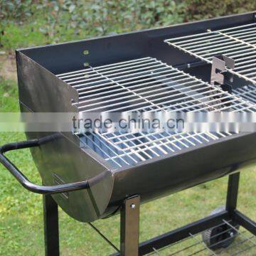 Large Barrel BBQ Grill Trolley photo-4