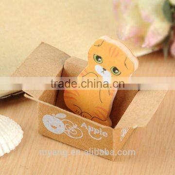 Promotional Creative Lovely Cat Adhesive Sticky Notes Memo Pad photo-4