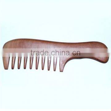 Ionic Type and Wood Handle Material Beard Brush and Comb photo-3