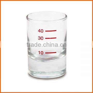 Top quality customized small measuring shot glass