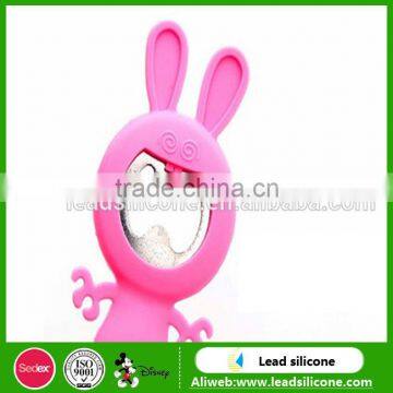 2017 NEW Silicone Rabbit Beer Bottle Opener photo-3