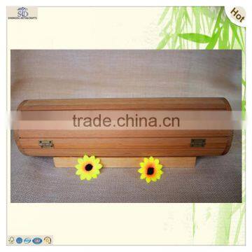 Unique Design Base Supported Cylindrical Round Wine Box photo-3