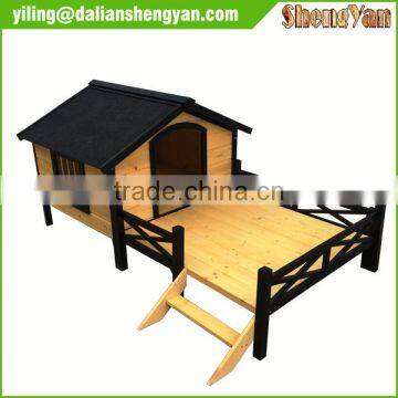 Large Dog Cage , Dog House With Porch. photo-2