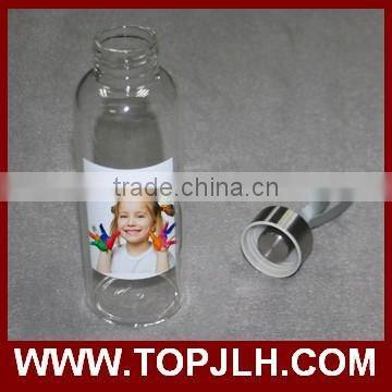 Photo printing glass bottle for water,glass water bottle for promotion