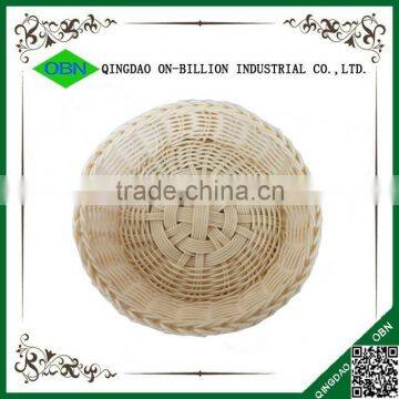 Food Grade Colored Plastic Rattan Round Handmade Baskets photo-3