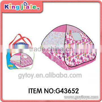 pink color baby play tent