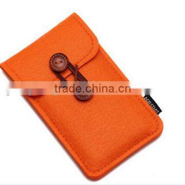 Shipping From China Pre-cut Final Fantasy Polyester Pouch Felted Case Wholesale Cotton Fabric Phone Case Wallet With Wood Button photo-2