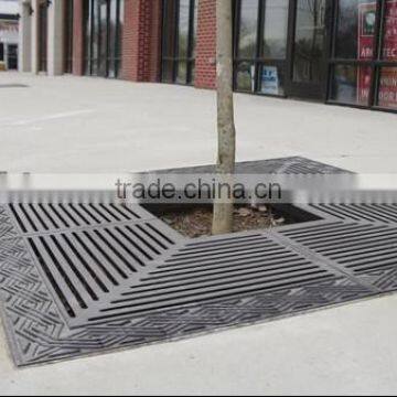 square cast iron tree grate
