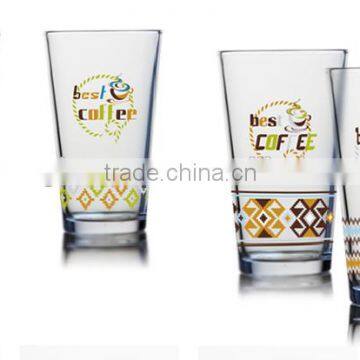 6oz 8oz 10oz 12oz Caffe Latte Espresso Cappuccino Color Printing Glass Coffee Mug photo-4