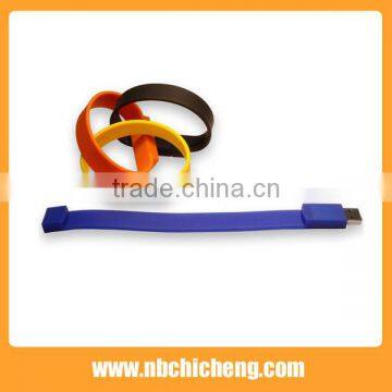 Silicon U Disk Bracelet, Wrist Band Flash Drive U-Disk, USB Wristband Flash Drive photo-2