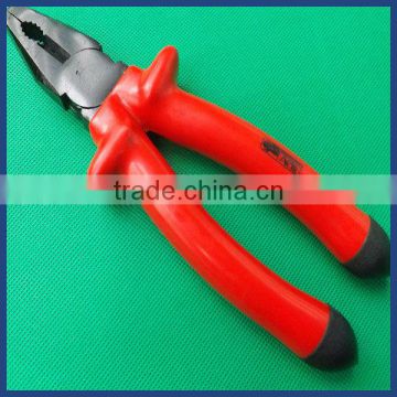 Combination Pliers With Red Handle