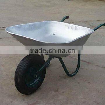 solid wheel aluminum tub hand wheel barrow for agriculture