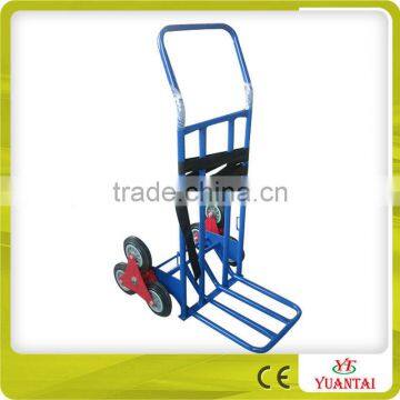 Foldable Steel stair climbing hand truck hand trolley 6 wheel HT1312