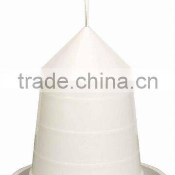 High Quality Adjustable Feed Flow 10kg Plastic Gear Box Feeder With Plastic Lid Chicken Poultry Feeder photo-2