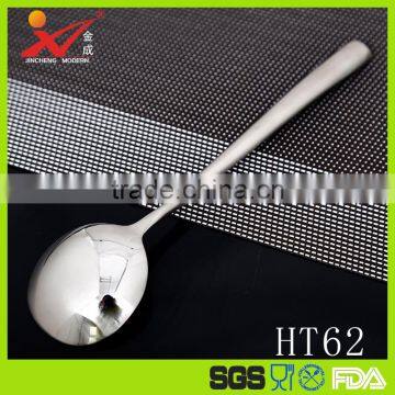 LFGB Stainless Steel Kitchen Utensil Korea Round Spoon HT62 photo-2