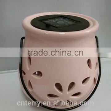 2015 Newly Launched Ceramic Solar Petals Lamp photo-2