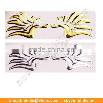3d Plastic Sticker With Logo Printed Logo Piolt Wing Badges