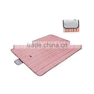 Wholesale Customised Logo Picnic Blanket Tartan Foldable Camping Picnic Mat With Waterproof PVC Coating photo-3