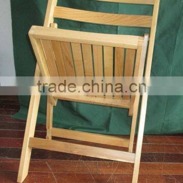 Factory Direct Cheap Banquet Folding Wood Slat Chair Foldable Chair photo-4