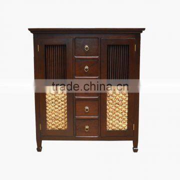 Buffet Console Ethnic Java Natural Finish Teak Wood Furniture photo-4