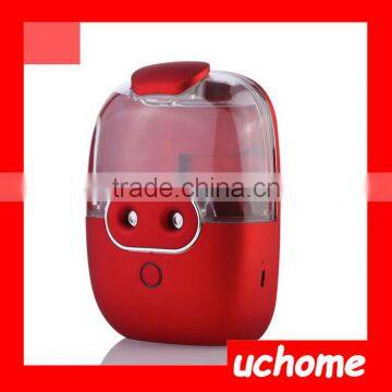 UCHOME Portable Battery Powered Dual Ultrasonic Sprayer Port Pig Shaped Humidifier For Travel photo-3