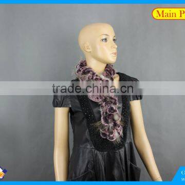 High Quality Knitted Rex-Rabbit&Fox Scarf photo-2