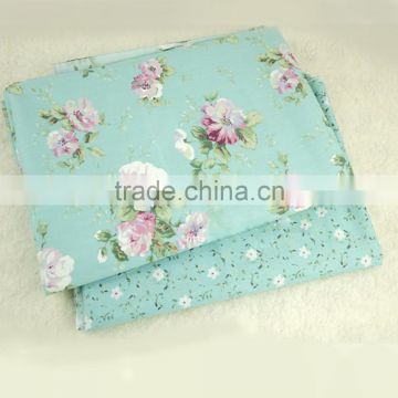 Aisa Blue Series Fabric Bundles Flower Printed Cotton Fabric Comfortable Fabric