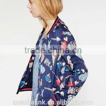 Best Selling Custom Cheap Girls Baseball Jacket Wholesale 2016 photo-3