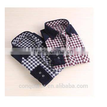 Men's cotton dress shirt with vertical stripe men suit MSRT0013