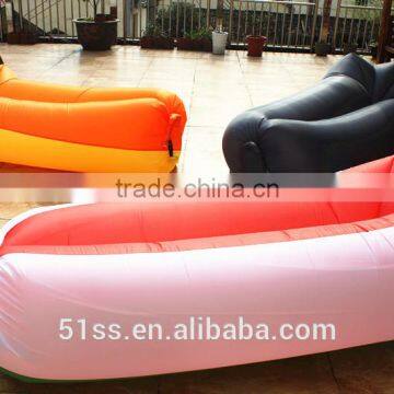 2017 Inflatable Lounger Square Head Air Sofa Lay Bag Camping photo-2