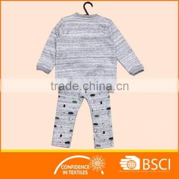 Spun Velvet Melange Boy Clothing Apparel Set photo-2