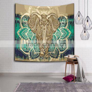 Wholesale Hot Sale Amazon Wall Tapestry Beach Towel Elephant and Starry Sky Digital Print Tapestry photo-2