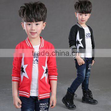 boy's spring coat/2016 new style children's leisure coat jacket/fashion spring blouse with zipper for boy